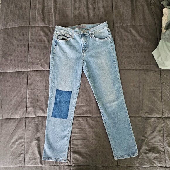 Joes Patchwork Straight Ankle Jeans - Picture 1 of 9